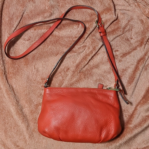 Michael Kors Red Orange Bag - Picture 3 of 10